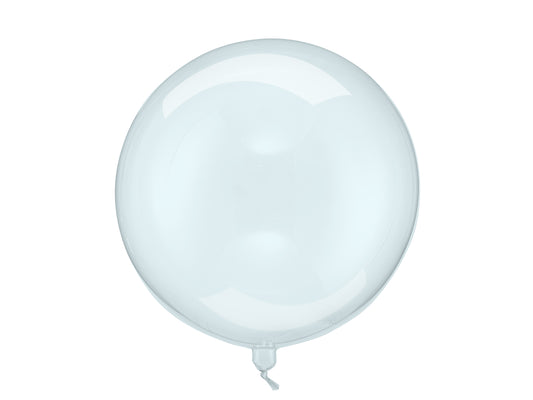 Ballong, Transparent Blå, 40cm