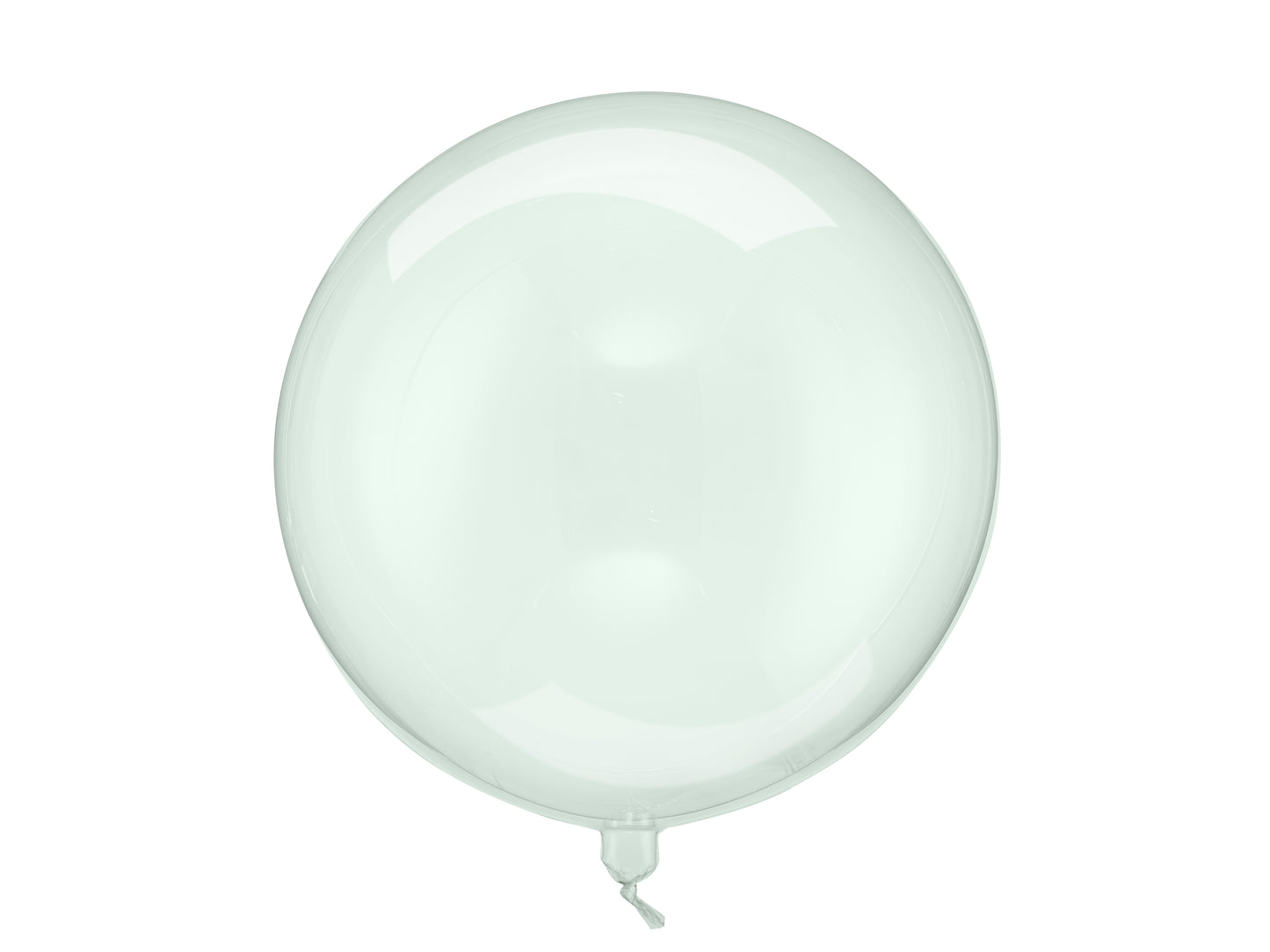 Ballong, Transparent Grön, 40cm