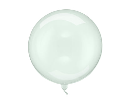 Ballong, Transparent Grön, 40cm
