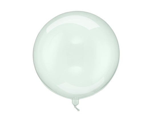 Ballong, Transparent Grön, 40cm