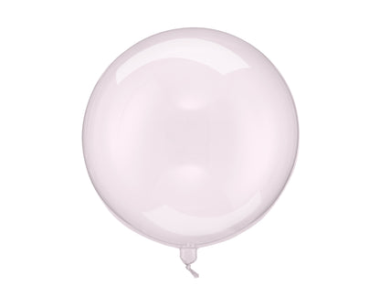 Ballong, Transparent Rosa, 40cm