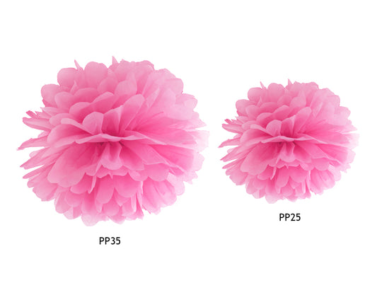 Pompom, Rosa, 25cm