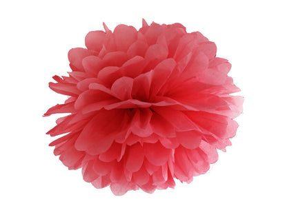 Pompom, Röd, 25cm