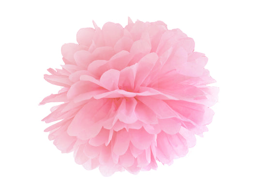 Pompom, Ljusrosa, 25cm
