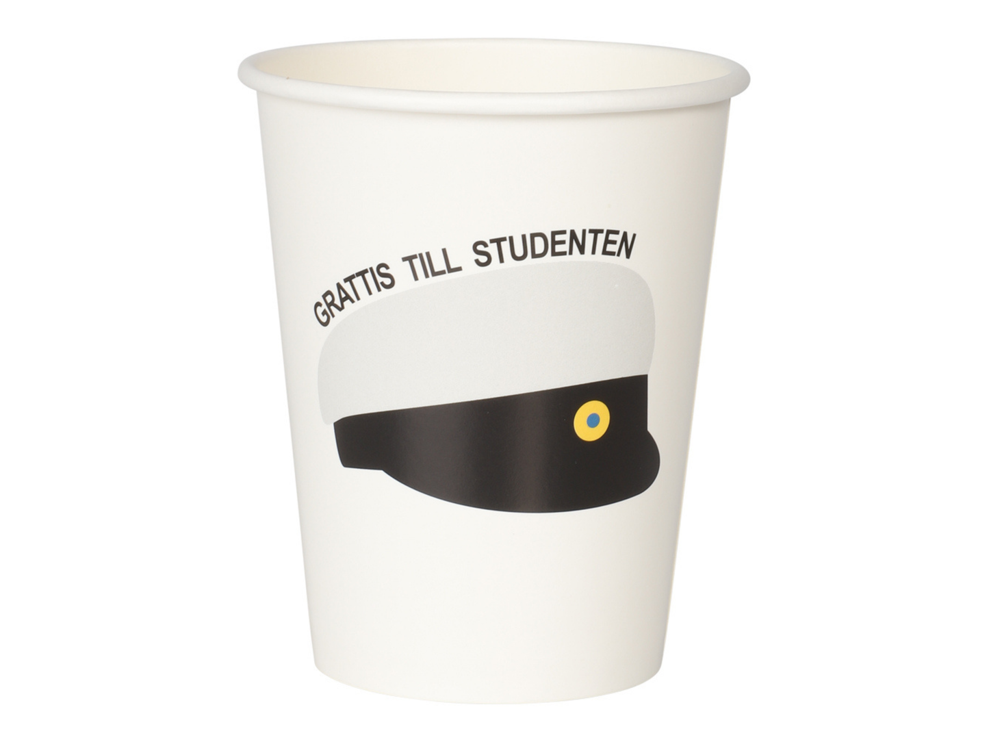 Pappersmugg, Grattis till studenten, 8-pack