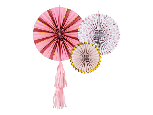 Dekorationsrosetter, 3-pack