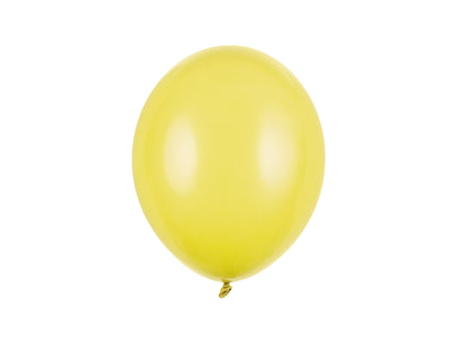 Ballonger, Pastell Yellow, 10-pack