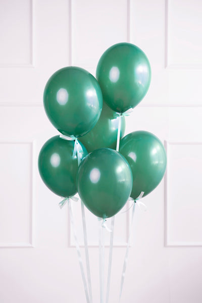 Ballonger, Mörkgrön, 10-pack