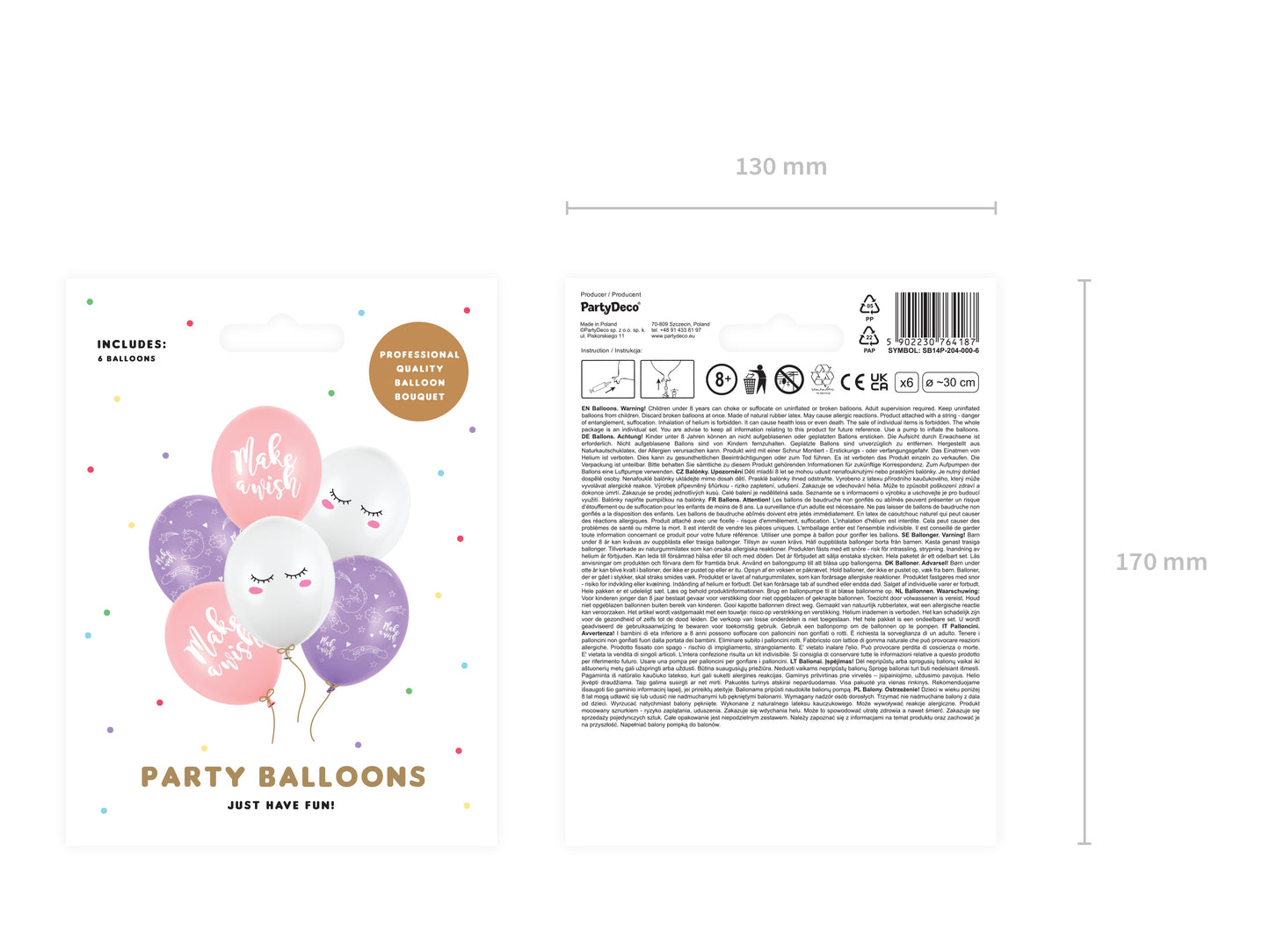 Ballonger, Make a wish, 6-pack