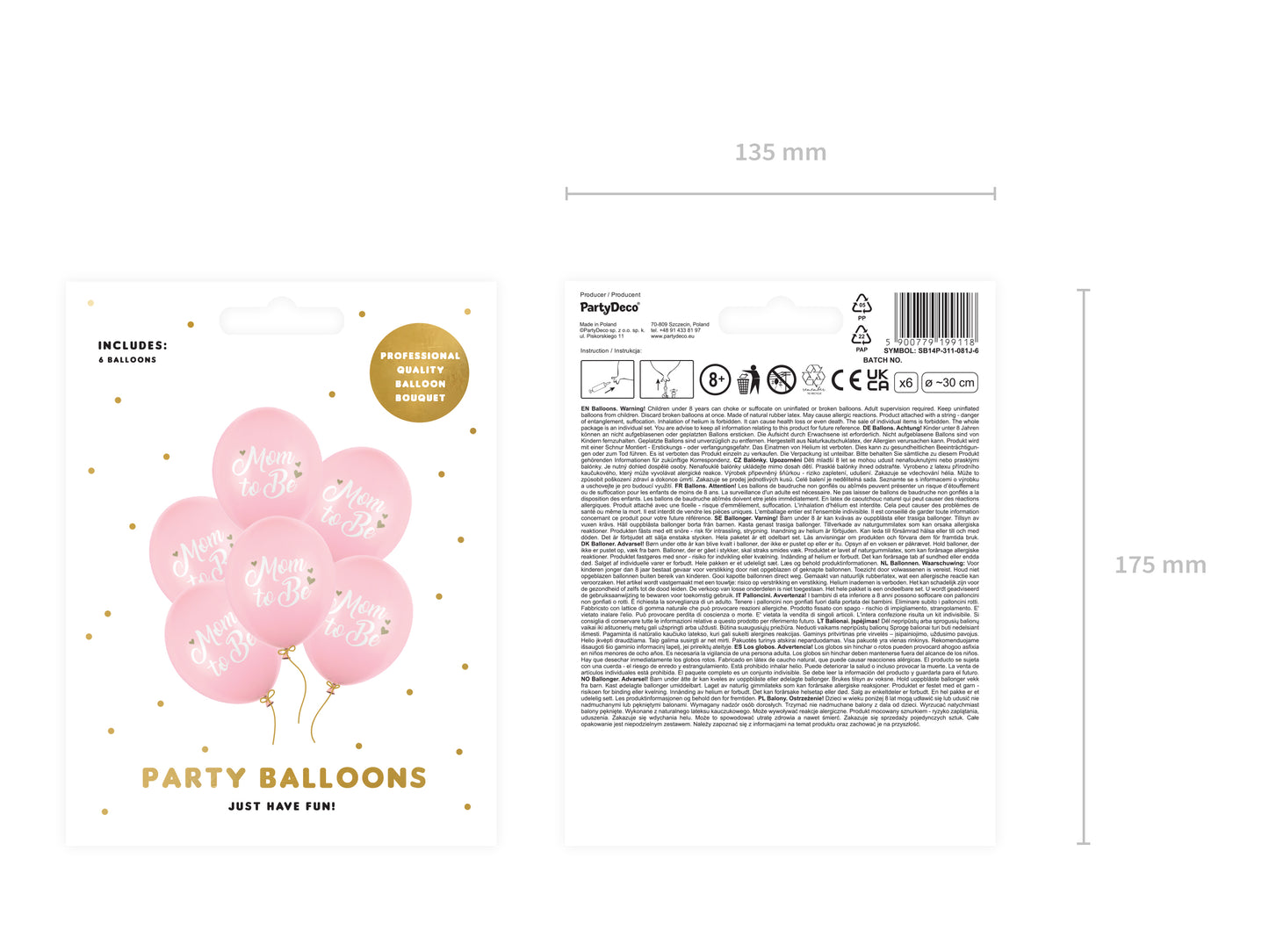 Ballonger, Mom to be, 6-pack