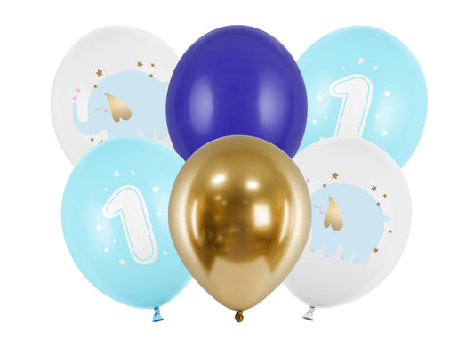 Ballonger, 1 år, 6-pack