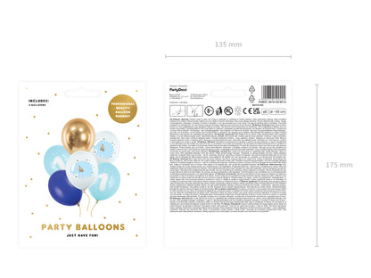 Ballonger, 1 år, 6-pack