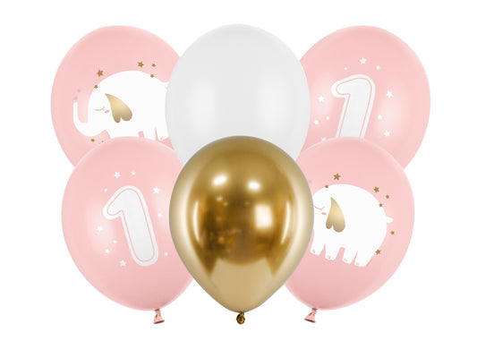 Ballonger, 1 år, 6-pack