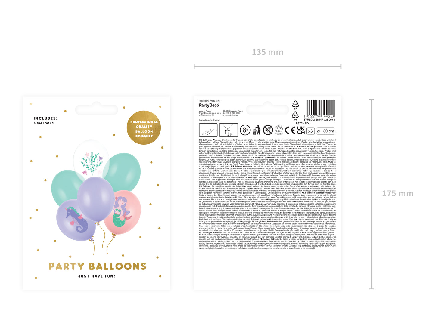 Ballonger, Mermaid, 6-pack