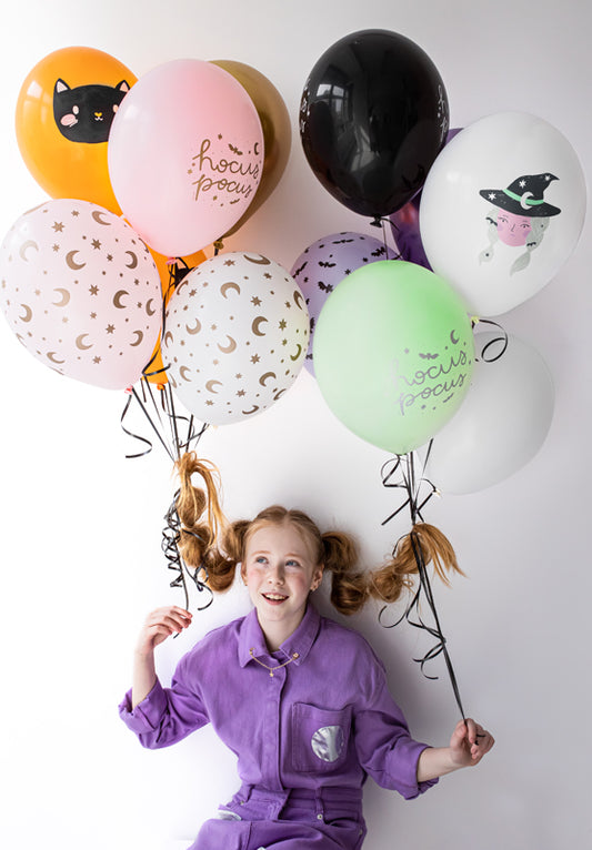 Ballonger, Halloween Hocus Pocus, 6-pack
