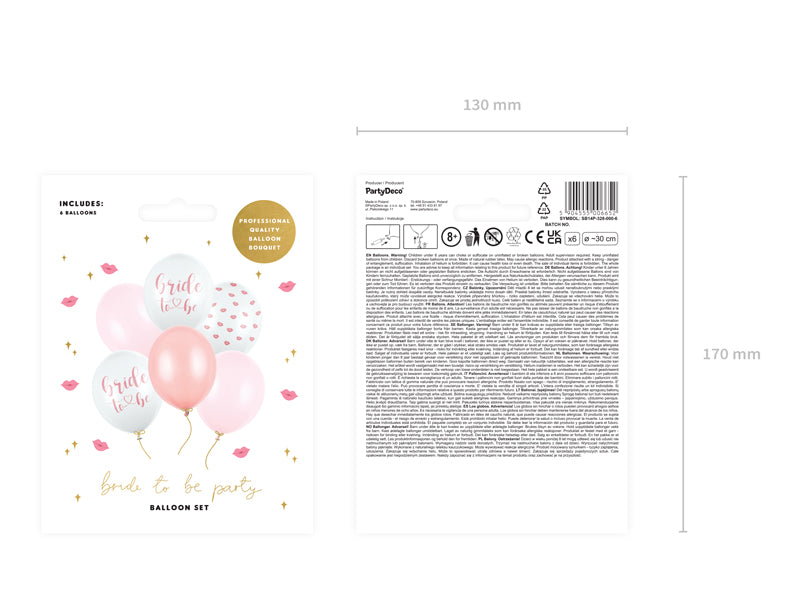 Ballonger, Bride to be, 6-pack
