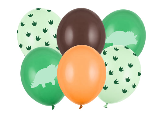 Ballonger, Dinosaurier, 6-pack