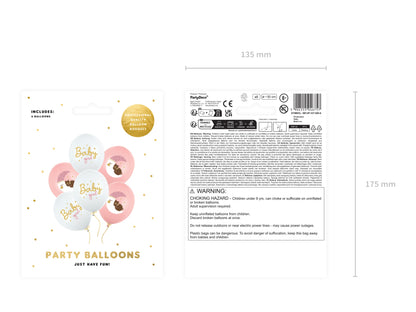 Ballonger, Baby Girl, 6-pack