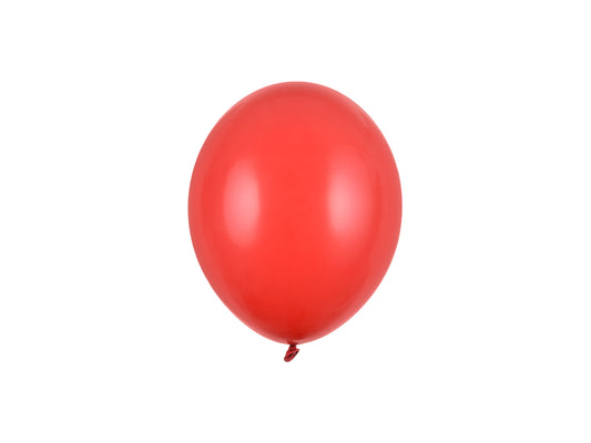 Ballonger, Pastell Röd, 12cm, 100-pack
