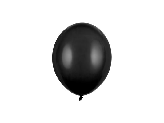 Ballonger, Pastell Svart, 12cm, 100-pack