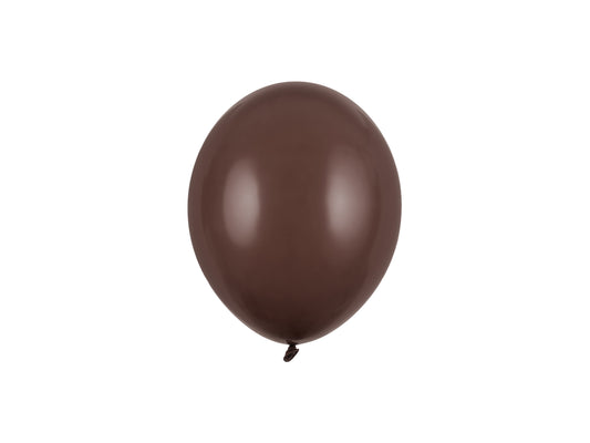 Ballonger, Pastell Kakao, 12cm, 100-pack