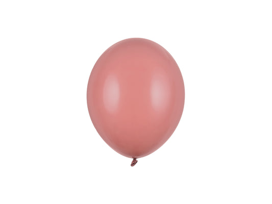 Ballonger, Pastell Ros, 12cm, 100-pack