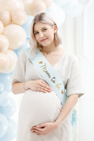Sash, Mom to be, Blå