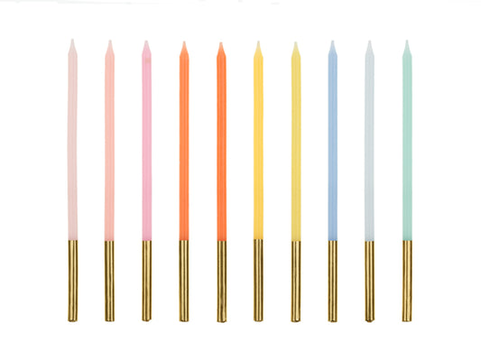Tårtljus, Färger, 10-pack