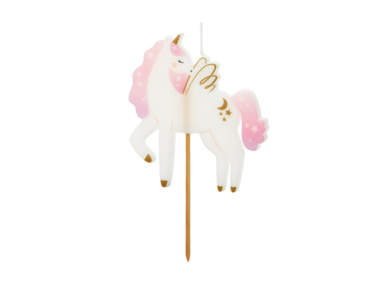 Tårtljus, Unicorn, 1-pack