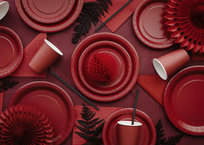 Servetter, Röd, 20-pack