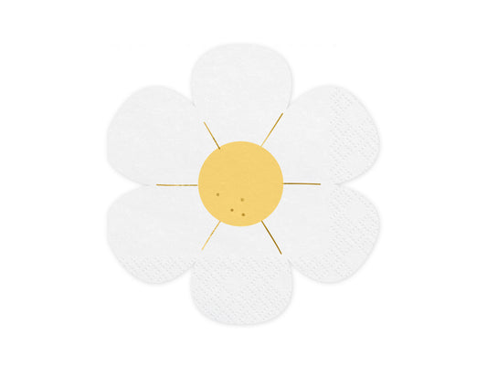Servetter, Daisy, 12-pack