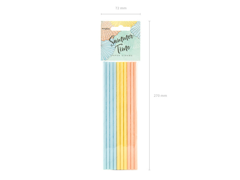 Sugrör, Färgade, 10-pack
