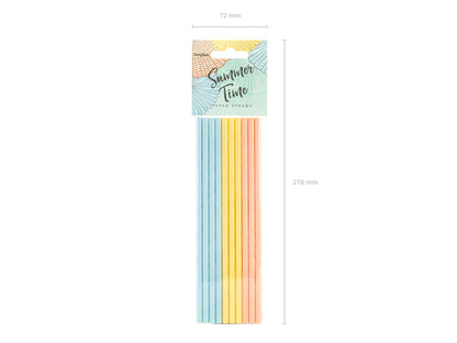 Sugrör, Färgade, 10-pack
