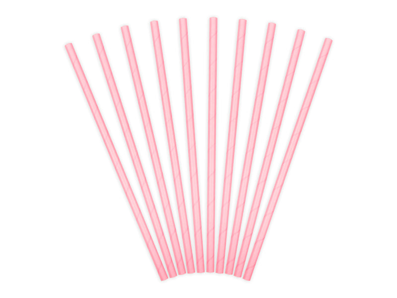 Sugrör, Rosa, 10-pack
