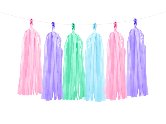 Girlang, Tassel, Färgglad, 1,5m