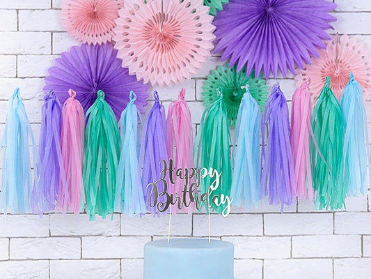 Girlang, Tassel, Färgglad, 1,5m