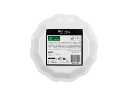 Papperstallrik, 18, 6-pack