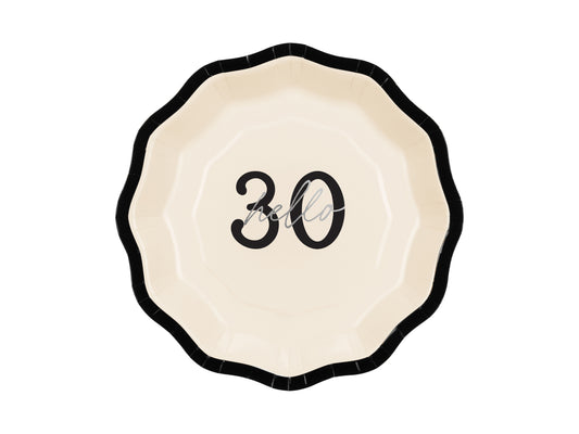 Papperstallrik, 30, 6-pack