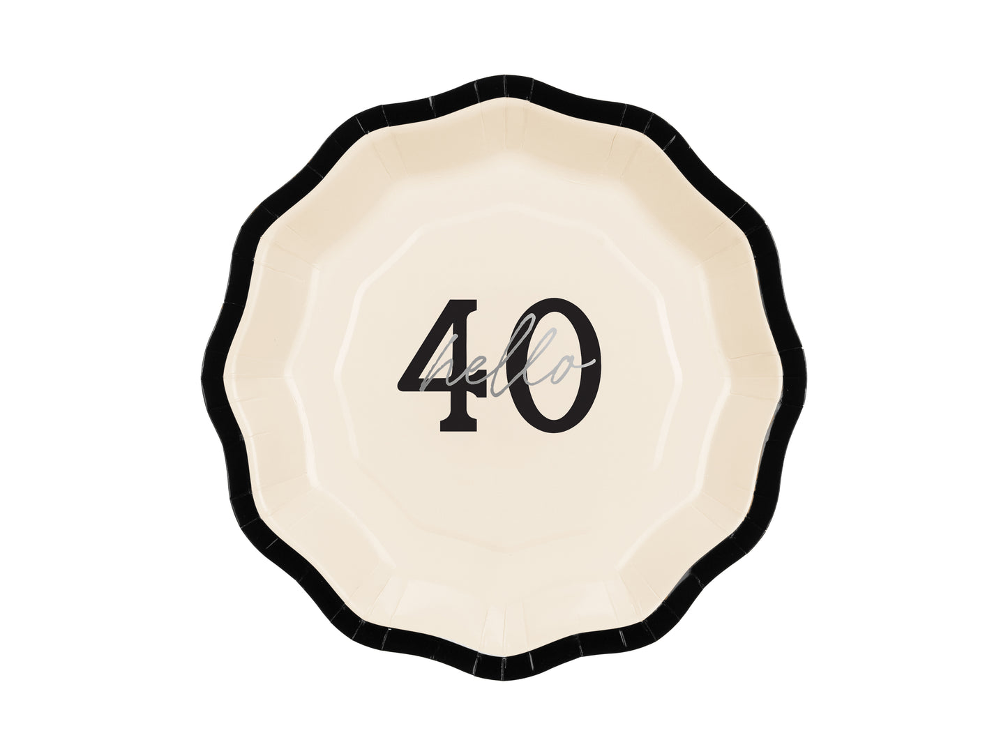 Papperstallrik, 40, 6-pack