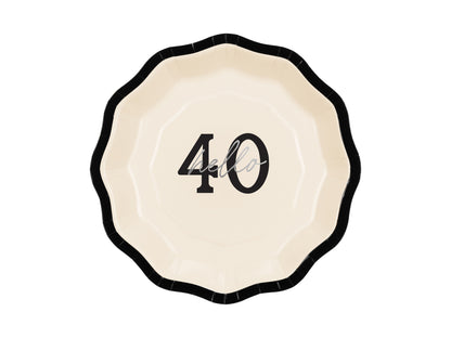 Papperstallrik, 40, 6-pack