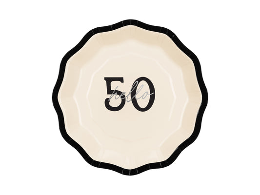 Papperstallrik, 50, 6-pack