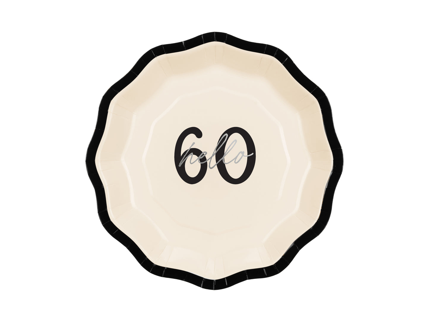 Papperstallrik, 60, 6-pack