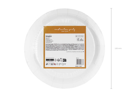 Papperstallrik, Fordon, 6-pack