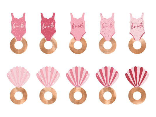 Drinkmarkörer, Bride, 10-pack