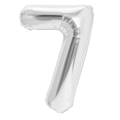 Sifferballong, Silver, 70cm